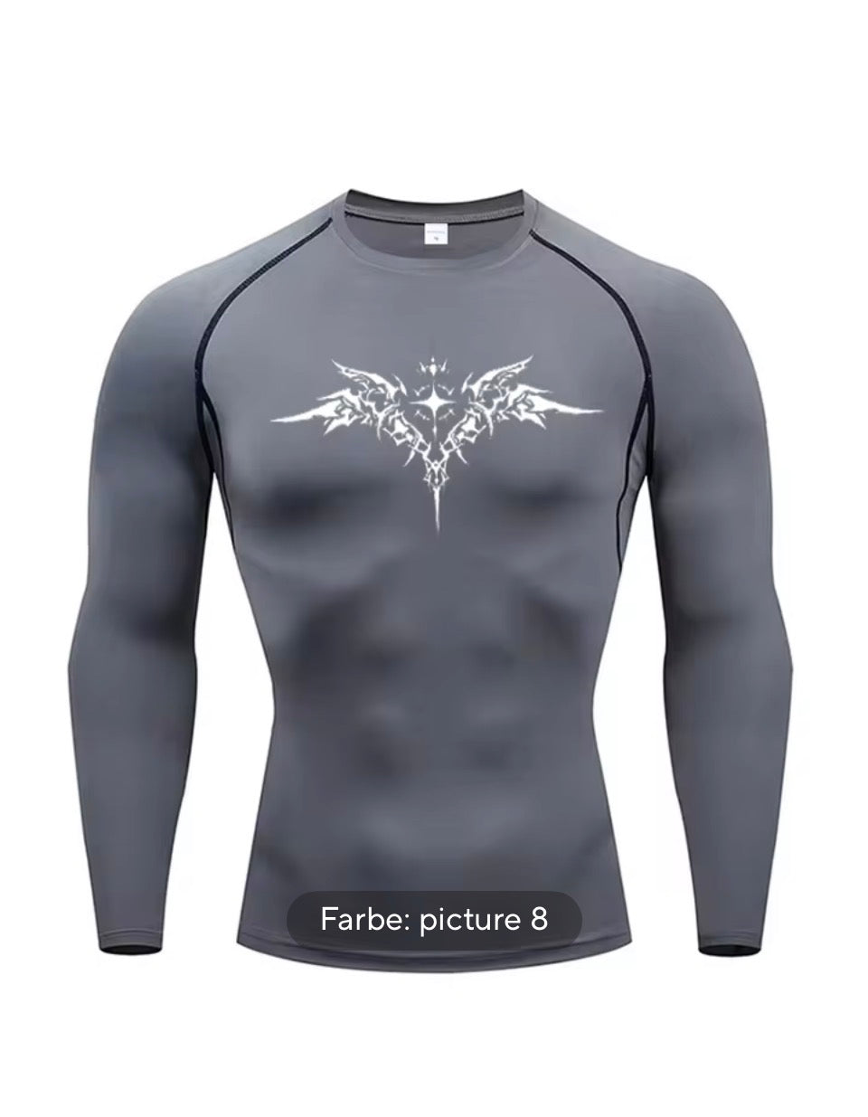 Herren Longsleeve Wings
