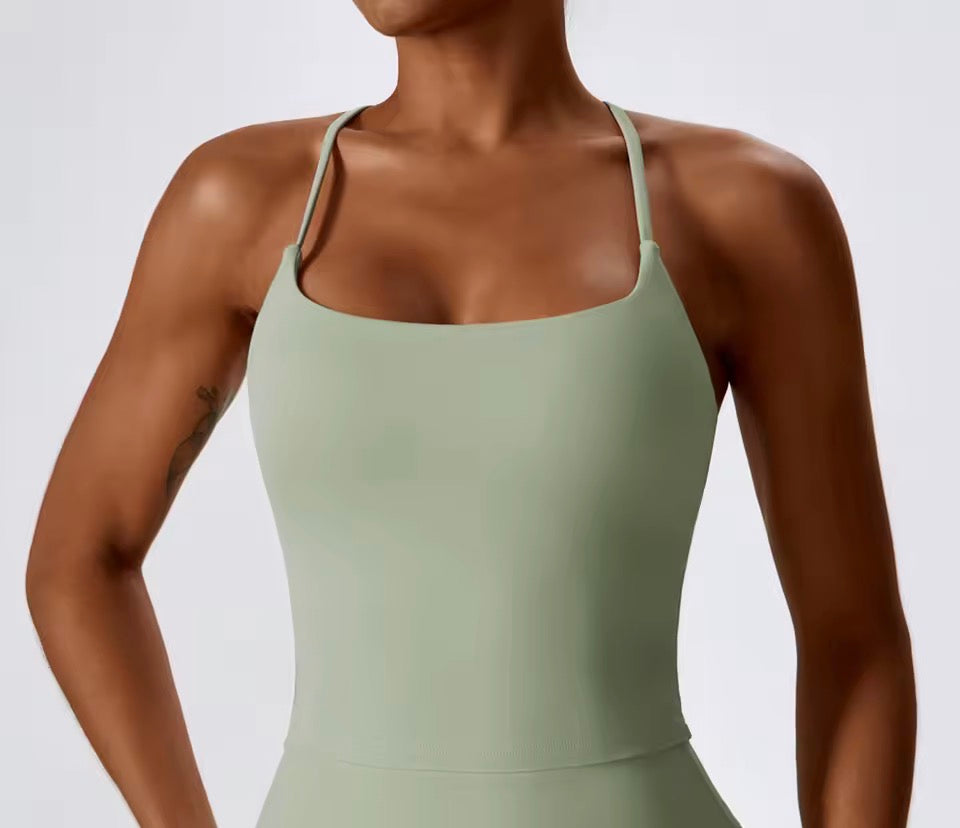 Sommer Frauen Schlank Sport T-shirt Open Back Atmungsaktive Fitness Bluse Weste Sport Gym Tragen Ärmellose Racerback Tank Workout Top