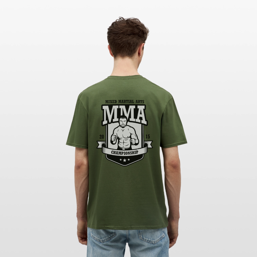 Stolzer Deutscher Gymsshirt MMA - military green