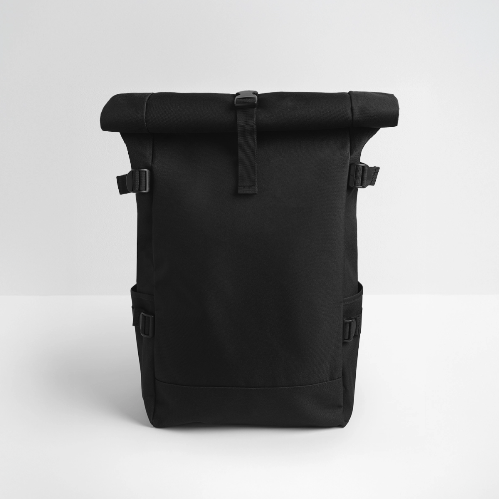 Roll Top Backpack - black