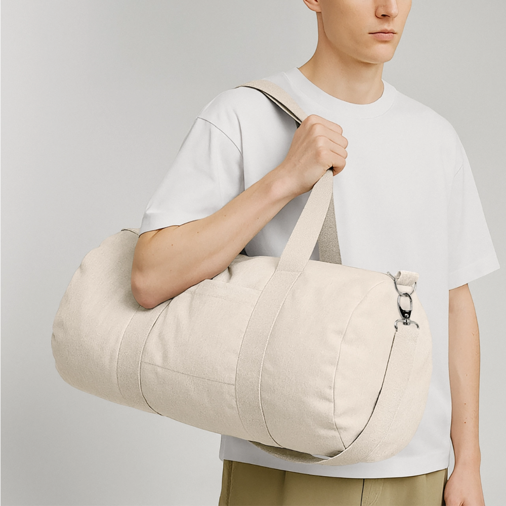 Stanley/Stella Recycled Canvas Duffle Bag - natural