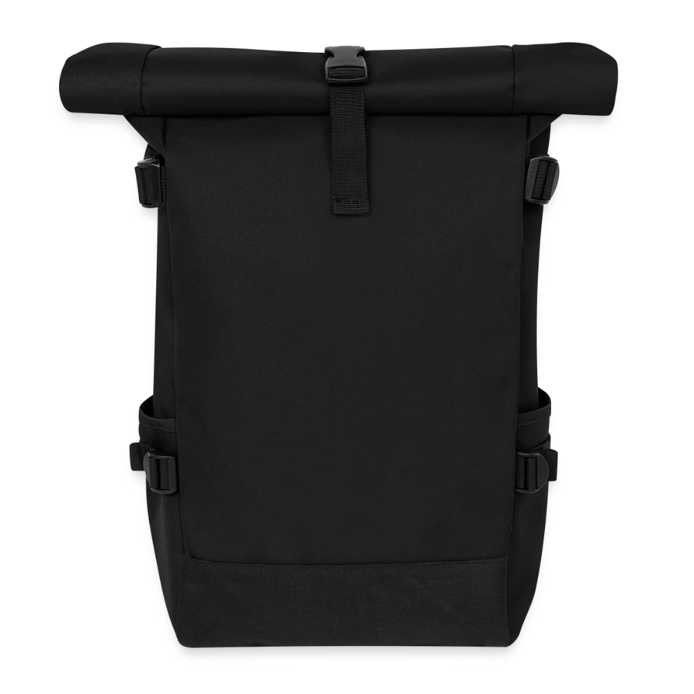 Roll Top Backpack - black