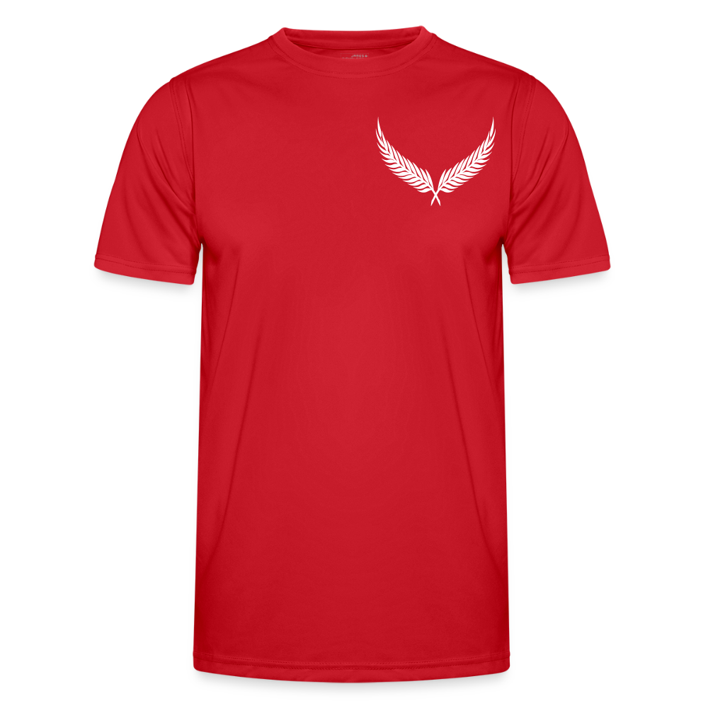 Men MMA GYmshirt - red