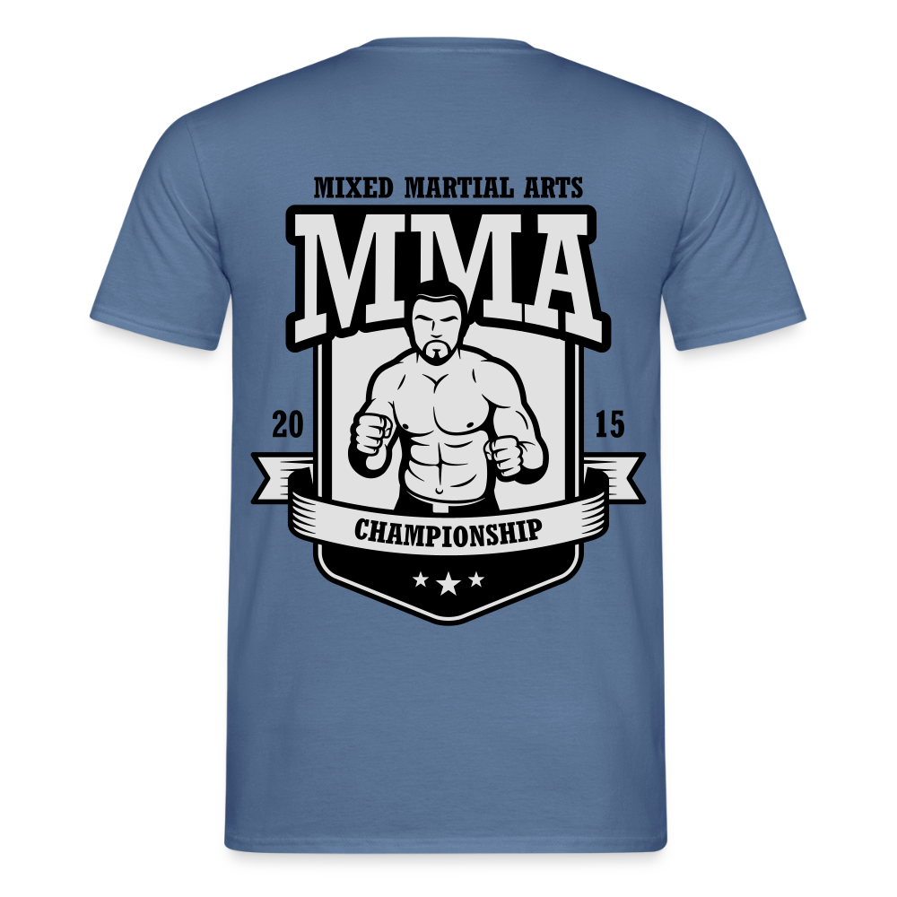 Stolzer Deutscher Gymsshirt MMA - dove blue 