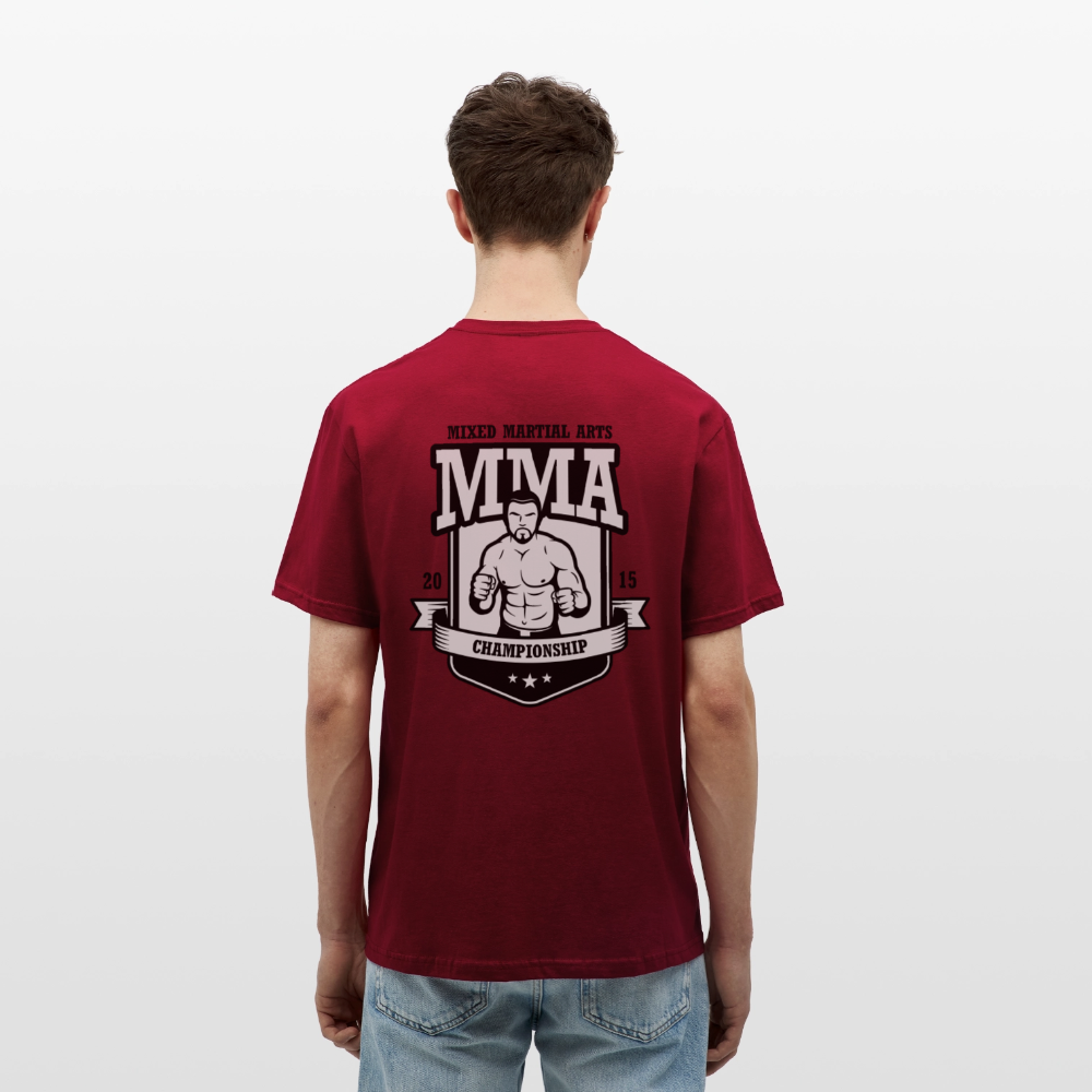 Stolzer Deutscher Gymsshirt MMA - brick red