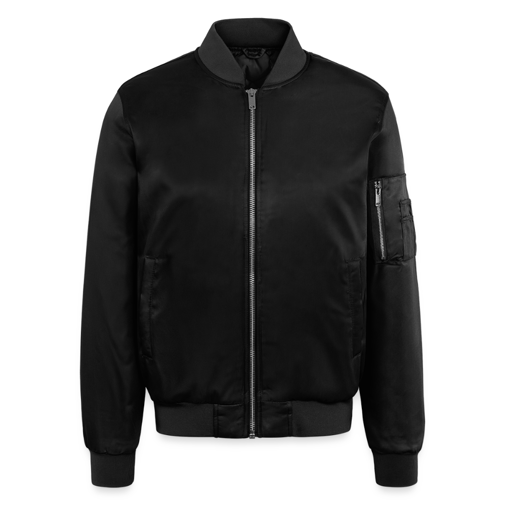 Casual Bomber Jacket - black