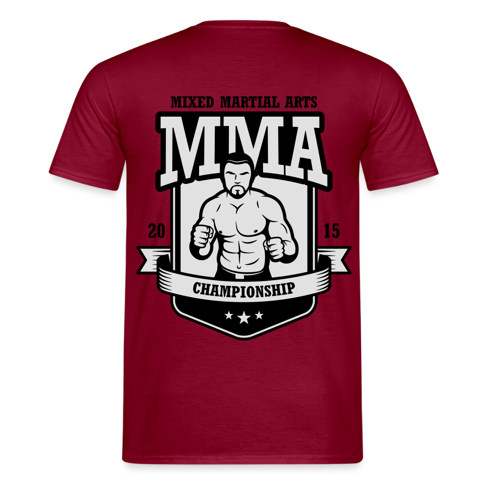Stolzer Deutscher Gymsshirt MMA - brick red