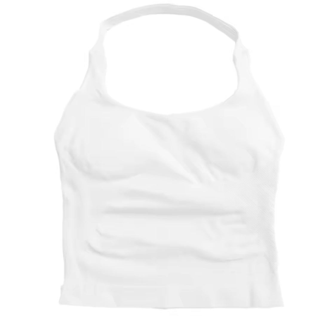Gym Top Frauen Kleidung Strappy Workout Tank Top Gepolsterte Sport-Bh Backless  Shirts Nahtlose Gym Crop Top