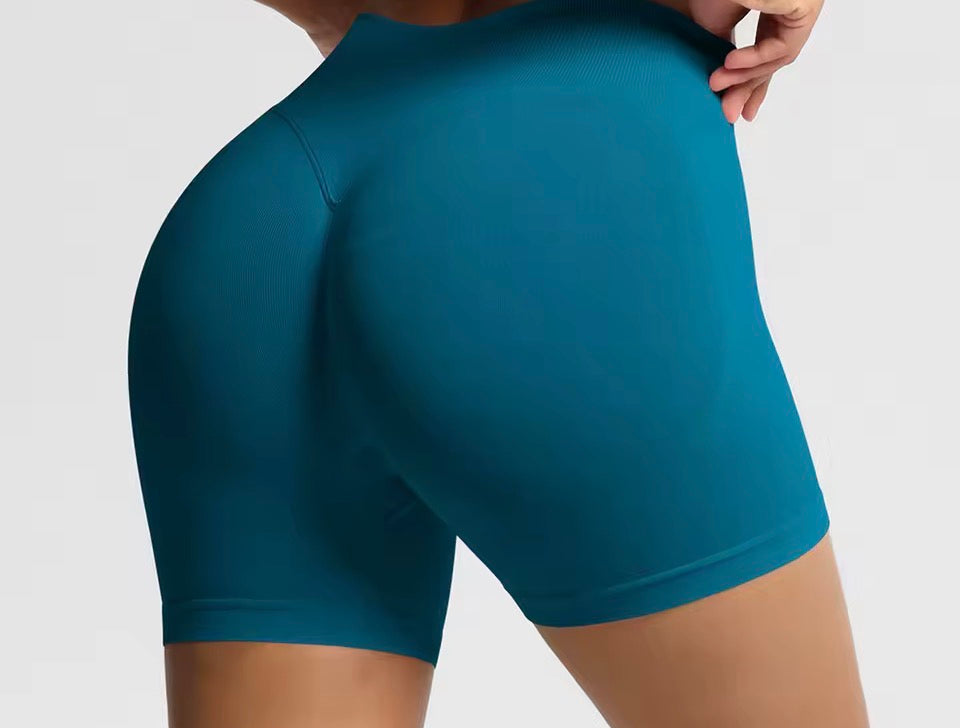 Damen-Sportshorts mit hoher Taille, atmungsaktive, bequeme Skinny-Shorts mit hohem Stretchanteil, Gym-Shorts, Damen-Sportbekleidung für