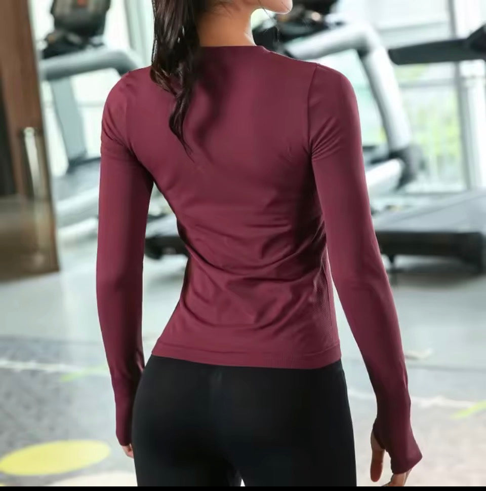 Damen Gym Shirt Longsleave