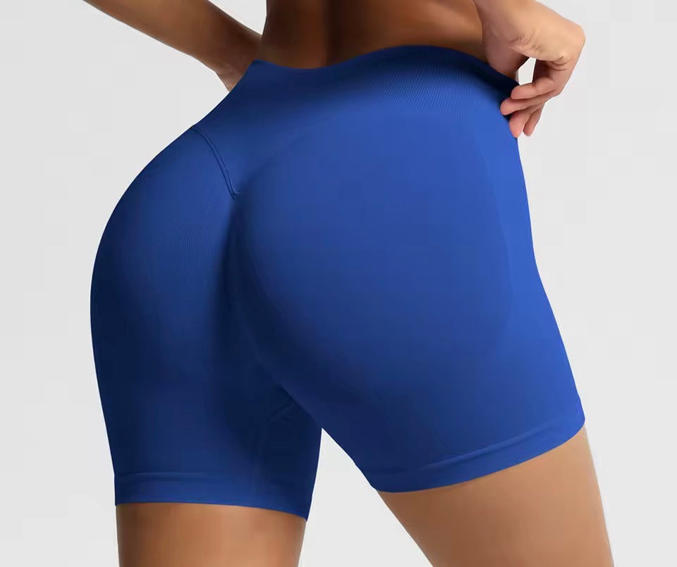 Damen-Sportshorts mit hoher Taille, atmungsaktive, bequeme Skinny-Shorts mit hohem Stretchanteil, Gym-Shorts, Damen-Sportbekleidung für