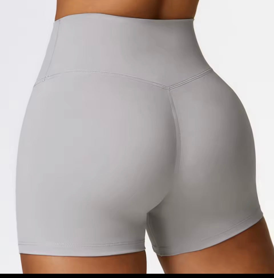Damen-Gymshorts Meerjungfrau gebogen Peeling enge Yoga-Shorts Frauen hohe Taille Bauch enge Fitness-Hose Hip-Lifting-Laufs horts