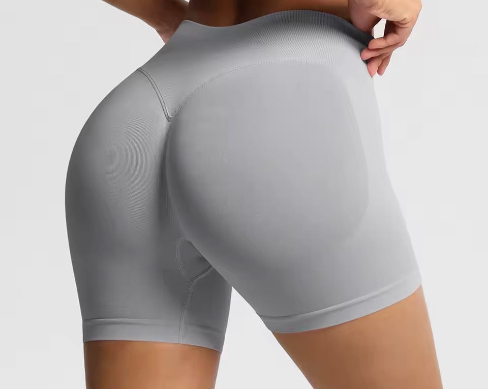 Damen-Sportshorts mit hoher Taille, atmungsaktive, bequeme Skinny-Shorts mit hohem Stretchanteil, Gym-Shorts, Damen-Sportbekleidung für
