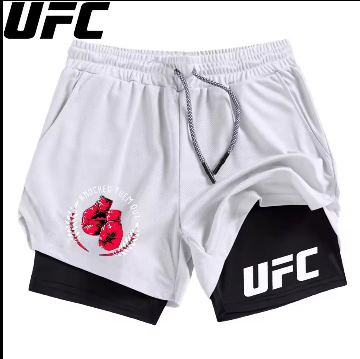 UFC Knocked Them Out Shorts Herren | MMA & Box Trainingsshorts