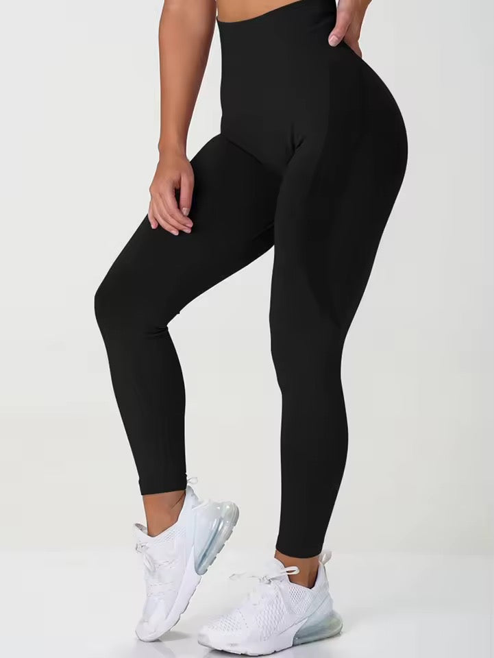 Damen Gym Leggings mit hoher Taille | Yoga & Fitness Hose mit Po-Lifting & Bauchkontrolle