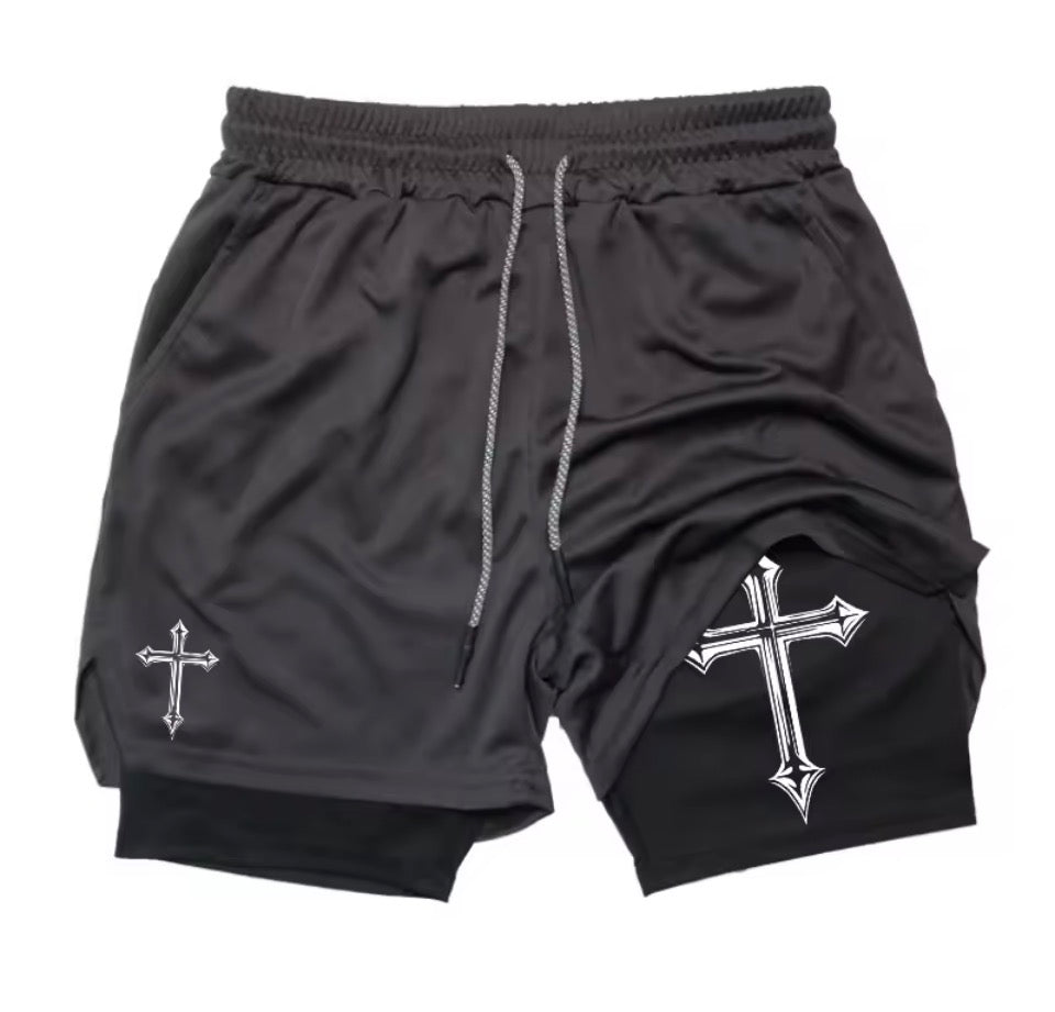 Gym Shorts Kreuz