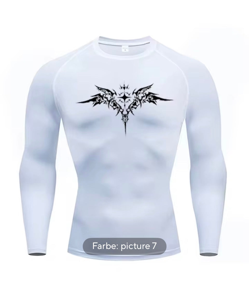 Herren Longsleeve Wings