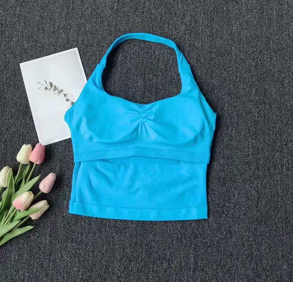 Nahtloses Neckholder-Top für Damen