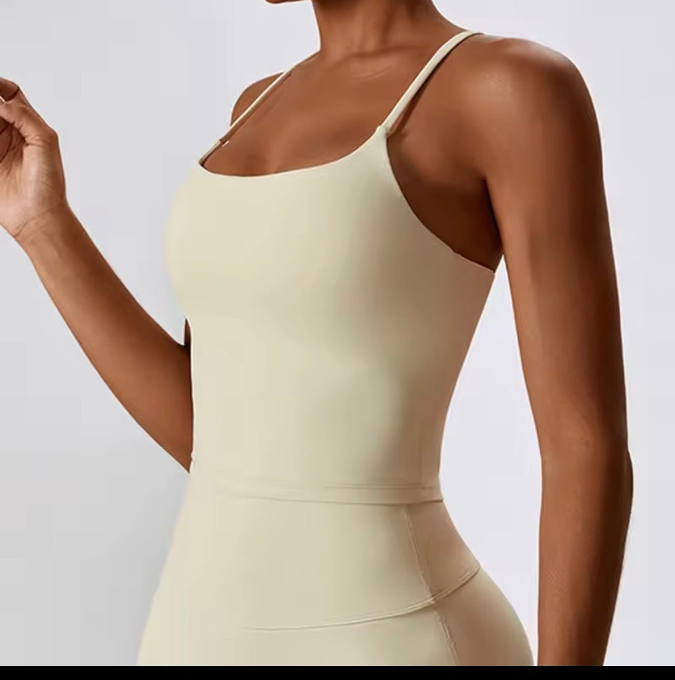 Sommer Frauen Schlank Sport T-shirt Open Back Atmungsaktive Fitness Bluse Weste Sport Gym Tragen Ärmellose Racerback Tank Workout Top