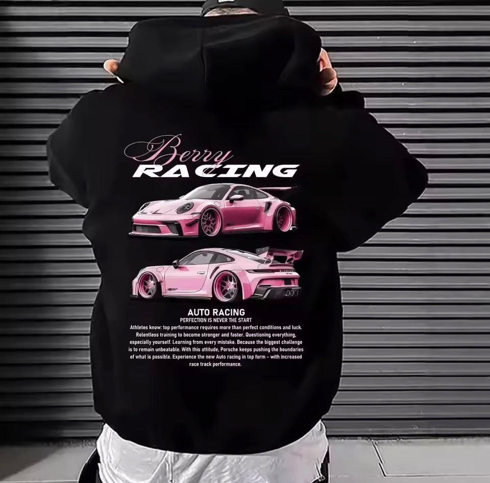 Porsche Pullover Pink Schwarz