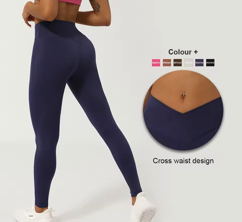 Aoxjox Trinity Yogahose mit hoher Taille