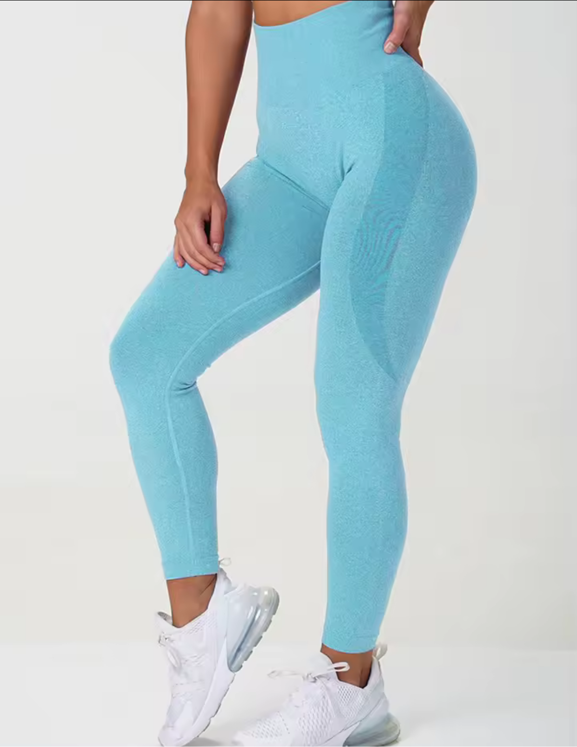Damen Gym Leggings mit hoher Taille | Yoga & Fitness Hose mit Po-Lifting & Bauchkontrolle