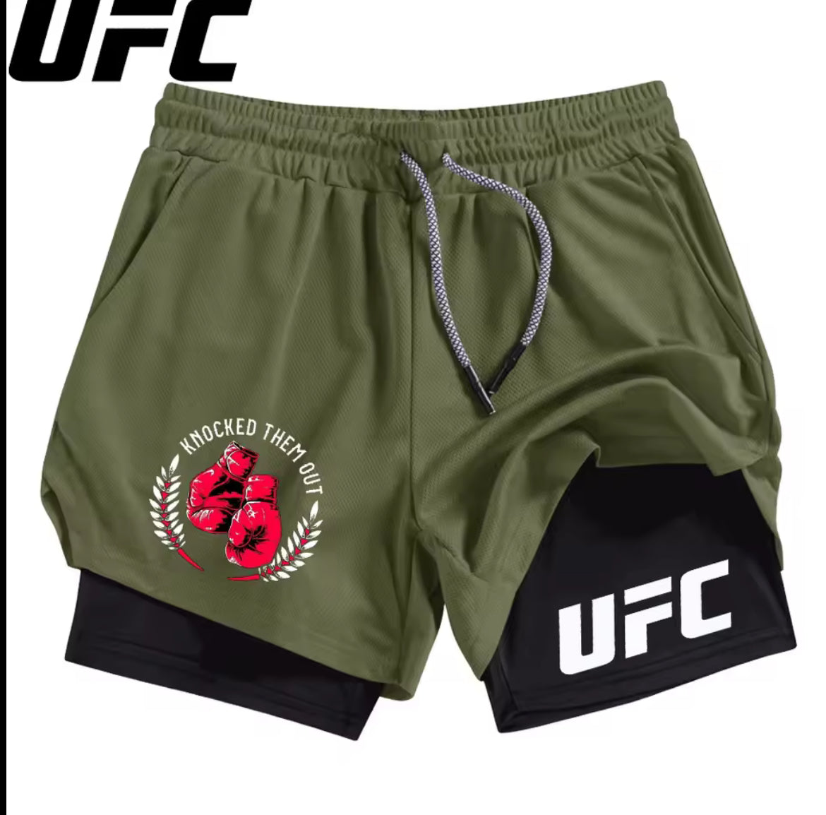 UFC Knocked Them Out Shorts Herren | MMA & Box Trainingsshorts