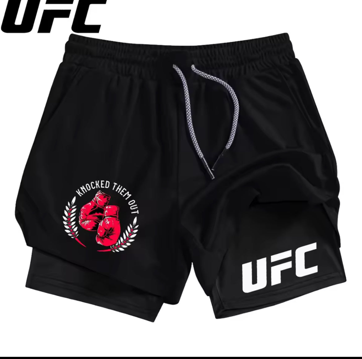 UFC Knocked Them Out Shorts Herren | MMA & Box Trainingsshorts