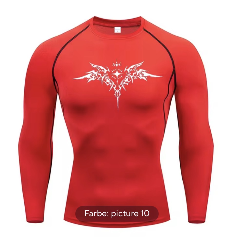 Herren Longsleeve Wings