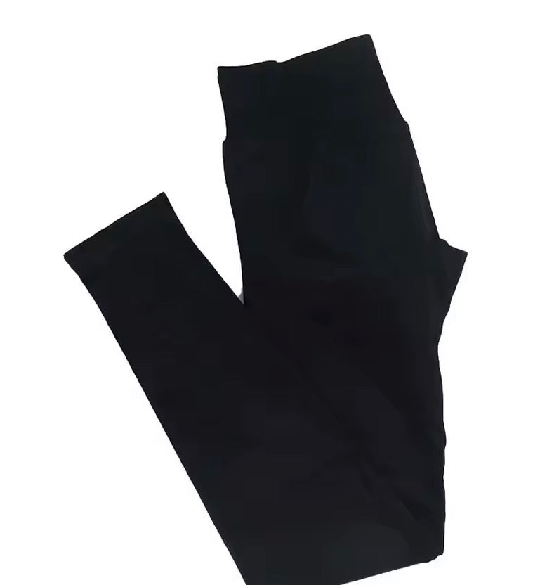 Leggings für Damen, nahtlos, Sport-Yoga-Hose, niedriges geripptes Band, Fitnessstudio-Kleidung, Fitness, Workout-Kleidung, Scrunch-Body