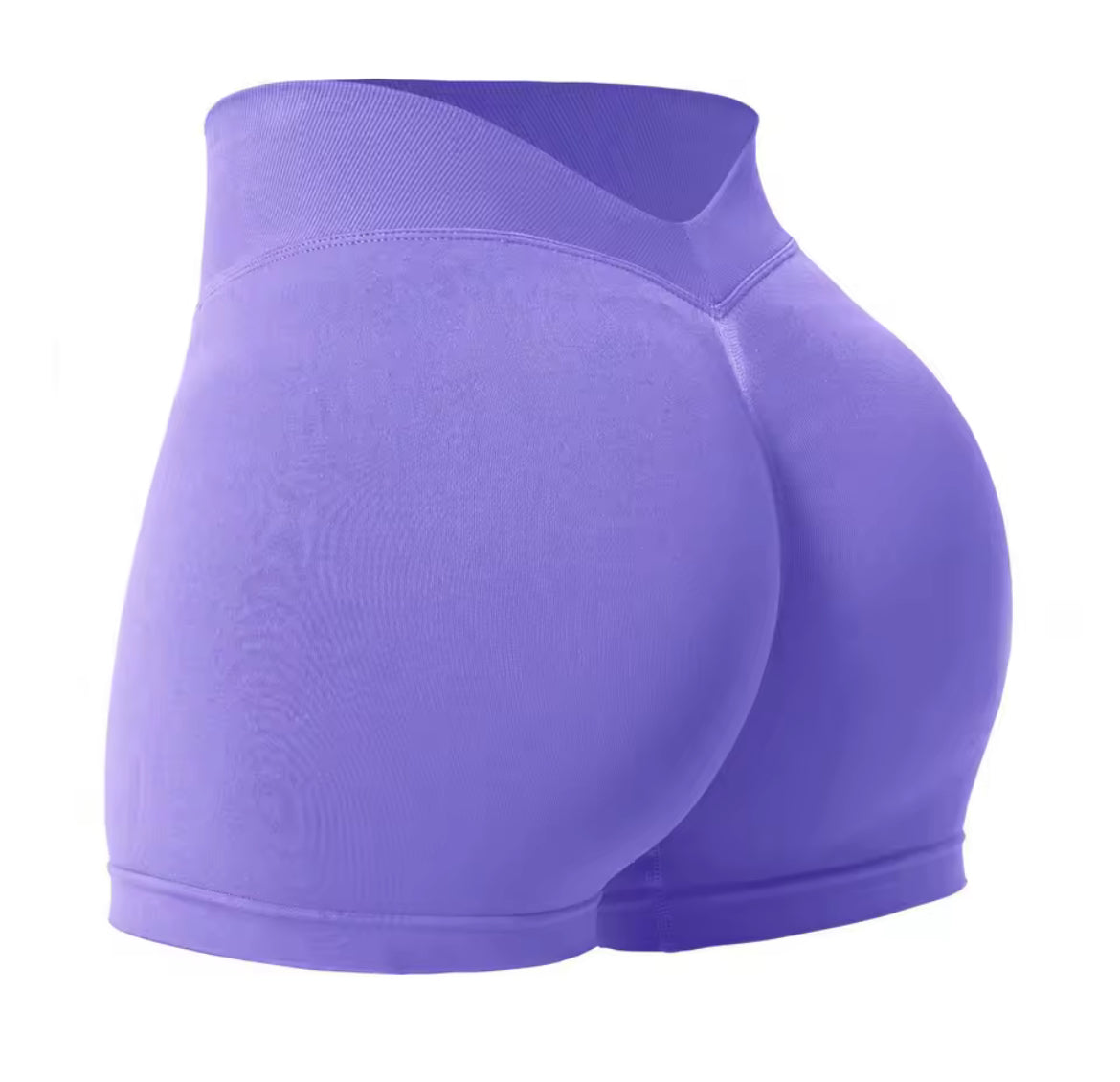 Nahtlose Damen Yoga-Shorts | Scrunch Butt V-Hüfte Gym Shorts für Fitness, Workout & Laufen