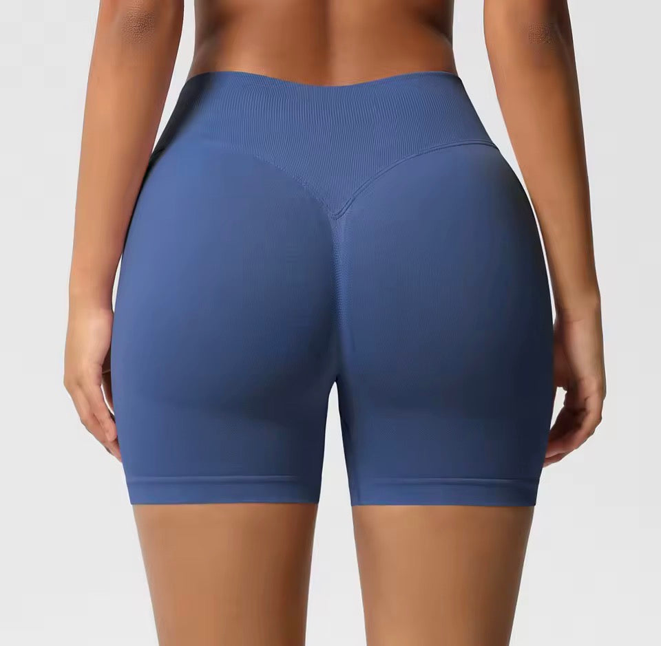 Damen-Sportshorts mit hoher Taille, atmungsaktive, bequeme Skinny-Shorts mit hohem Stretchanteil, Gym-Shorts, Damen-Sportbekleidung für