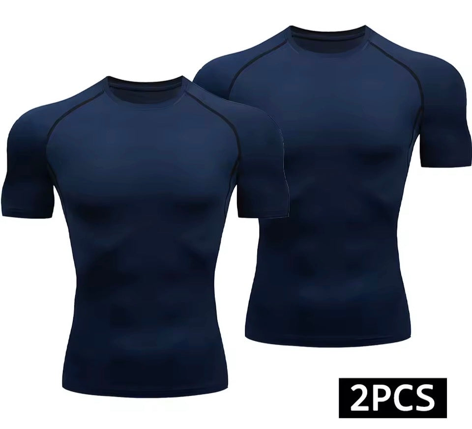 GYMSHIRT Basic Naviblue