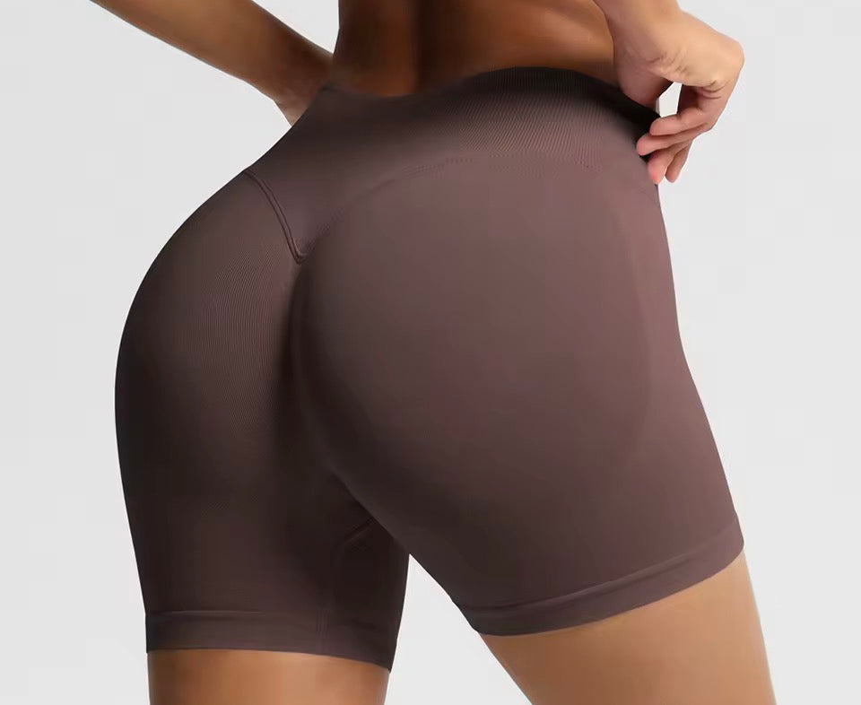 Damen-Sportshorts mit hoher Taille, atmungsaktive, bequeme Skinny-Shorts mit hohem Stretchanteil, Gym-Shorts, Damen-Sportbekleidung für