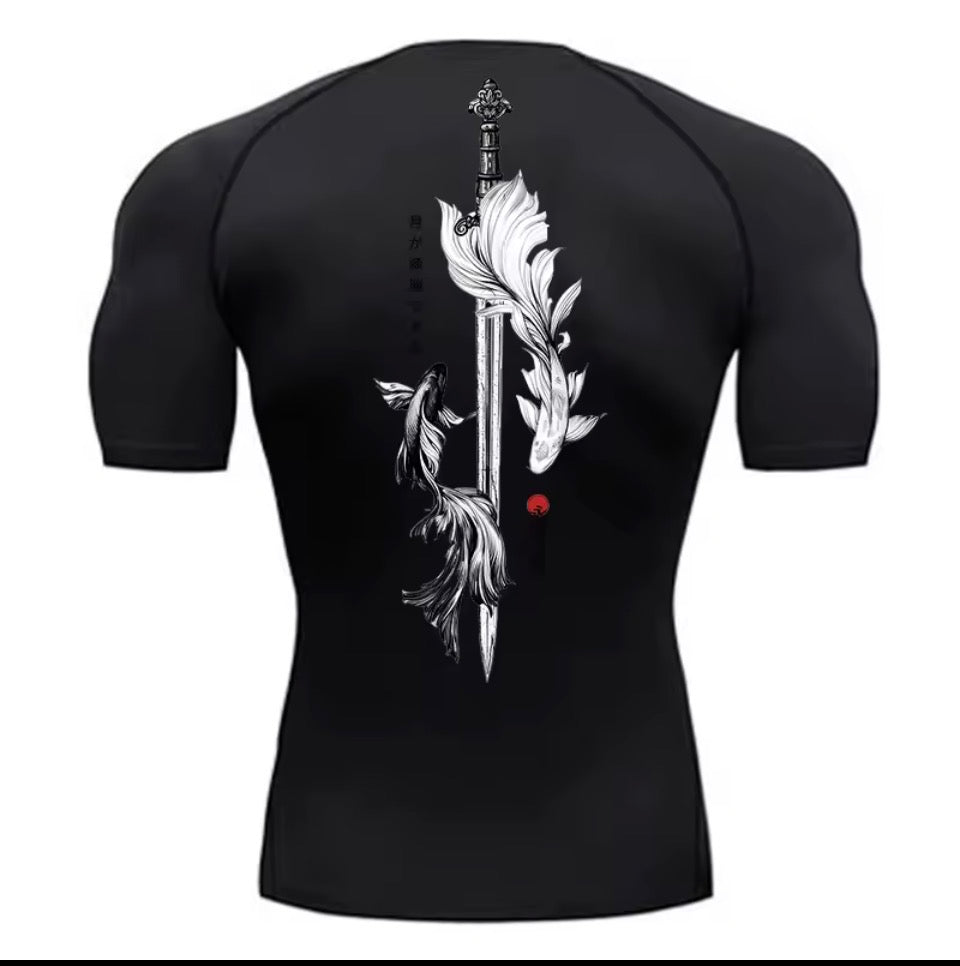 GYMSHIRT Herren Schwert Fische
