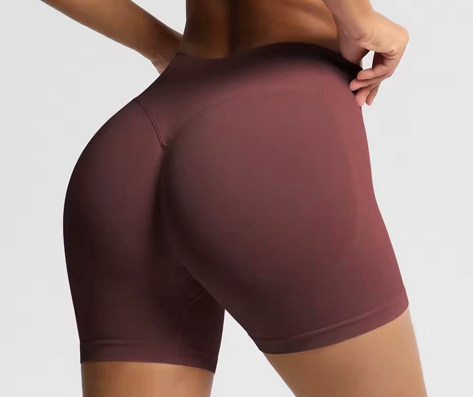 Damen-Sportshorts mit hoher Taille, atmungsaktive, bequeme Skinny-Shorts mit hohem Stretchanteil, Gym-Shorts, Damen-Sportbekleidung für