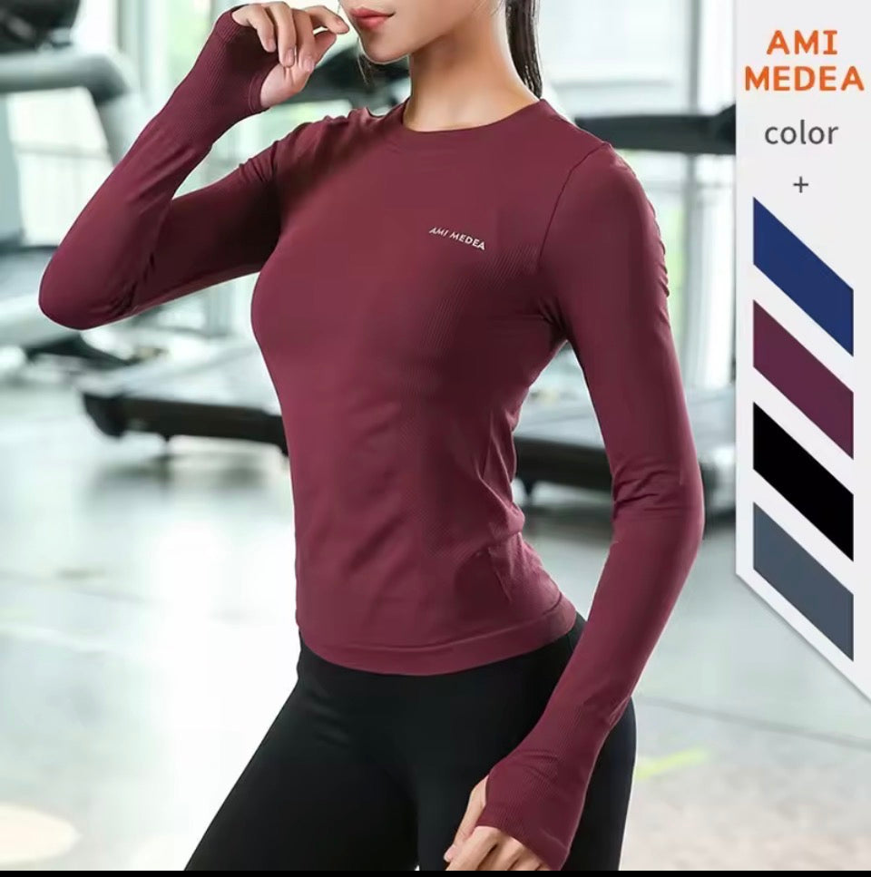 Damen Gym Shirt Longsleave