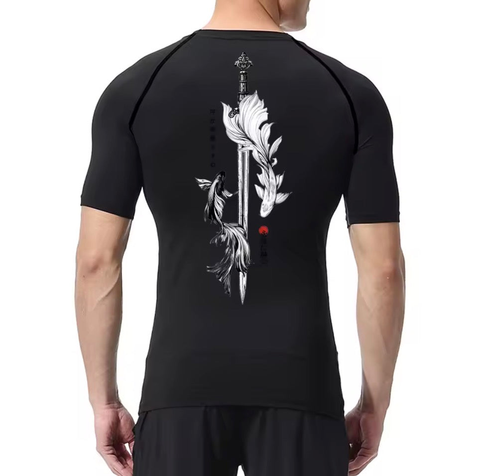 GYMSHIRT Herren Schwert Fische