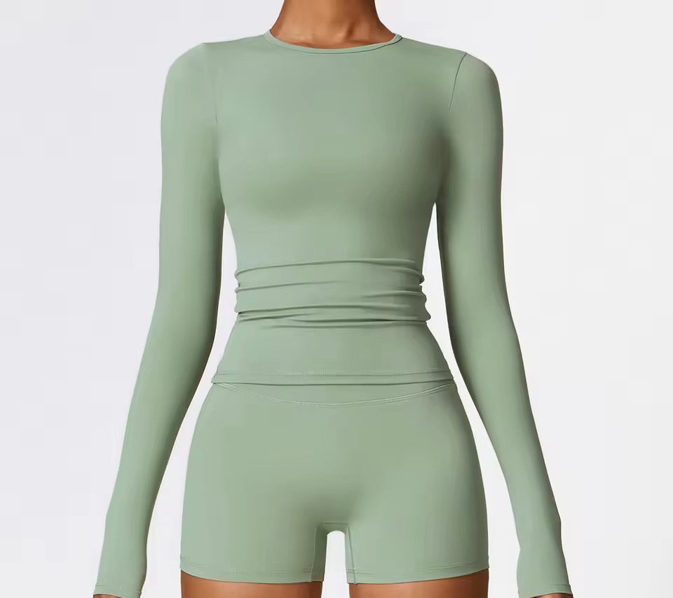 GYMSHIRT Damen Longsleave