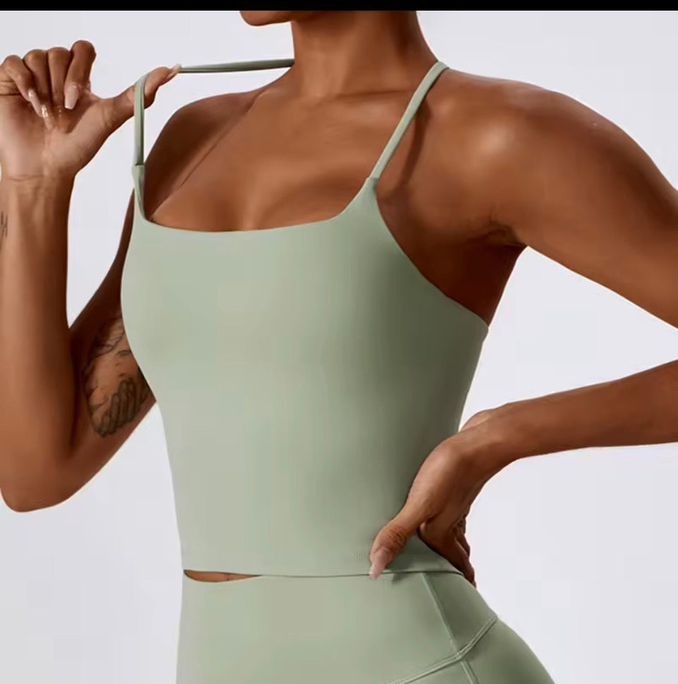 Sommer Frauen Schlank Sport T-shirt Open Back Atmungsaktive Fitness Bluse Weste Sport Gym Tragen Ärmellose Racerback Tank Workout Top