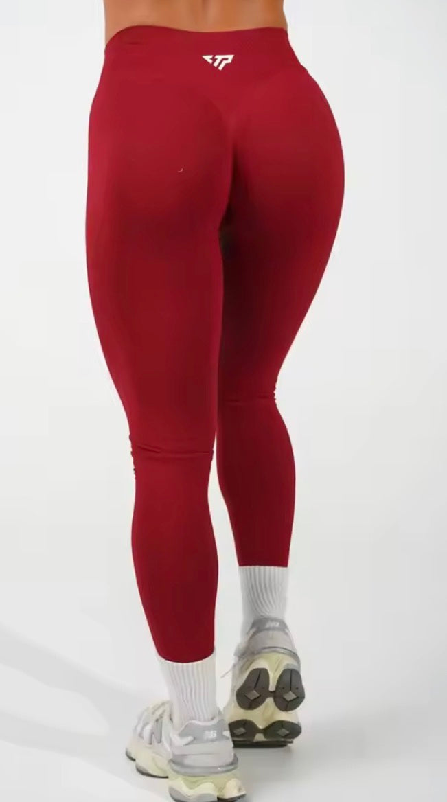 KTP Recoil Leggings Fitness Gym Yoga Radfahren Nahtlose Damenhose Honig Pfirsich Hüfte Plissee Hohe Taille Enge Scrunch Butt Hose