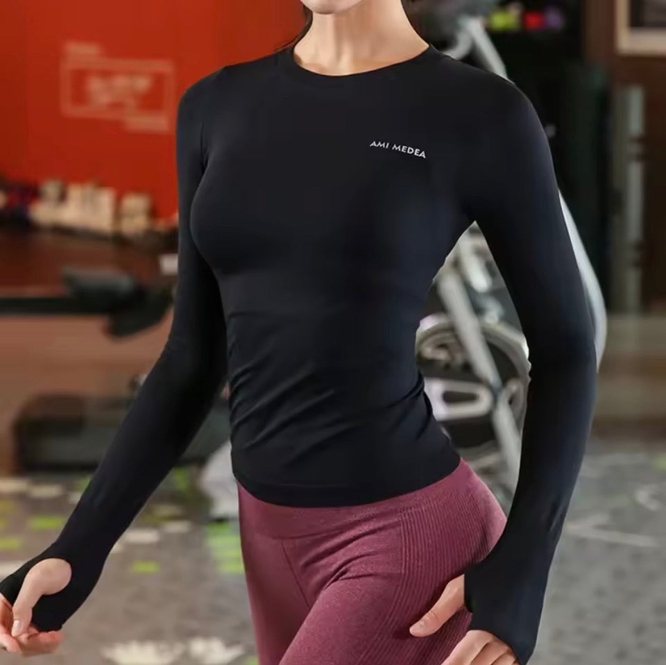 Damen Gym Shirt Longsleave