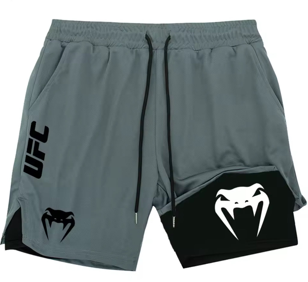 UFC Herren 2-in-1 Sportshorts