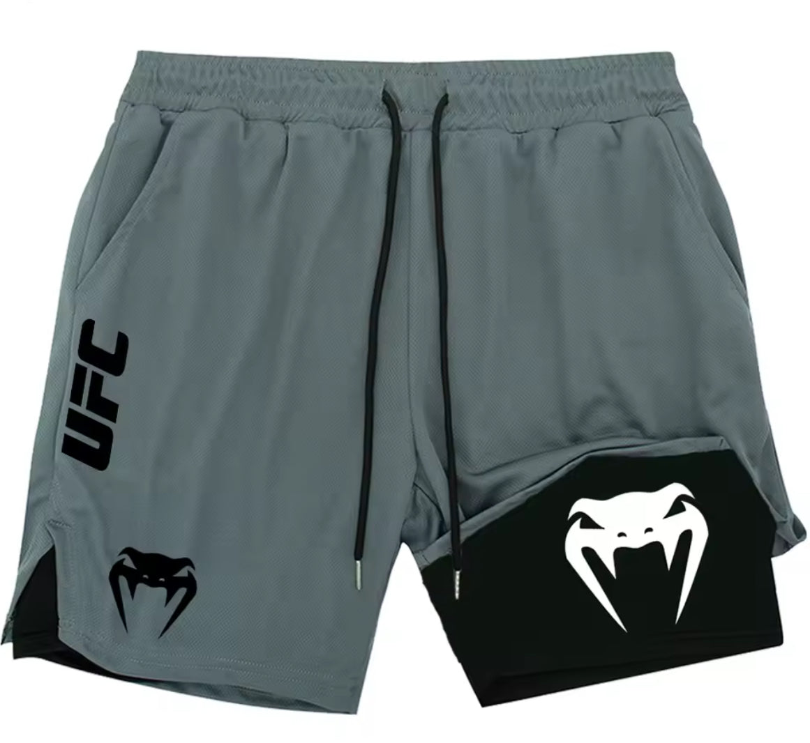 UFC Herren 2-in-1 Sportshorts