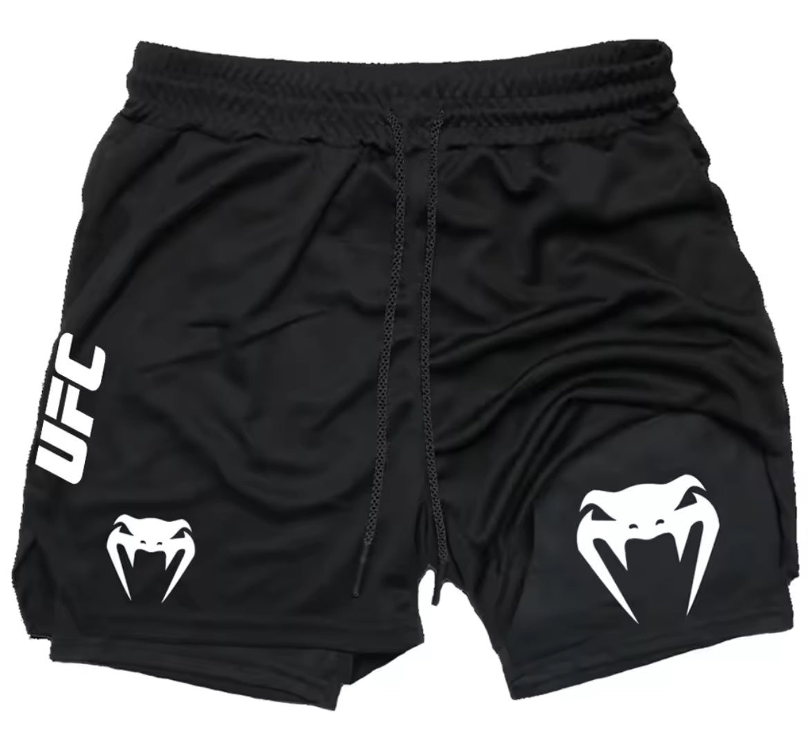 UFC Herren 2-in-1 Sportshorts