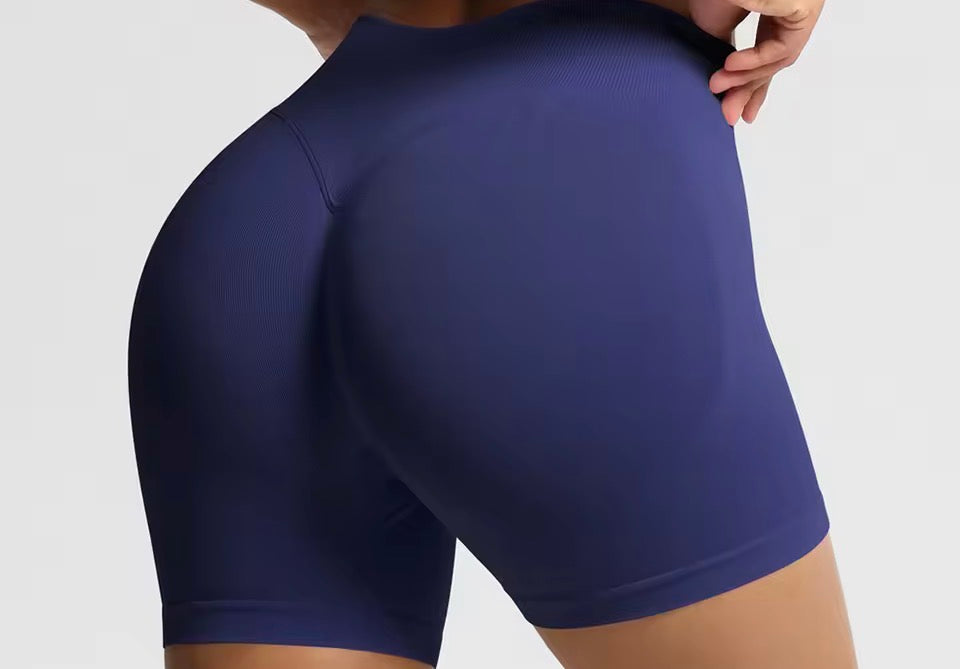 Damen-Sportshorts mit hoher Taille, atmungsaktive, bequeme Skinny-Shorts mit hohem Stretchanteil, Gym-Shorts, Damen-Sportbekleidung für