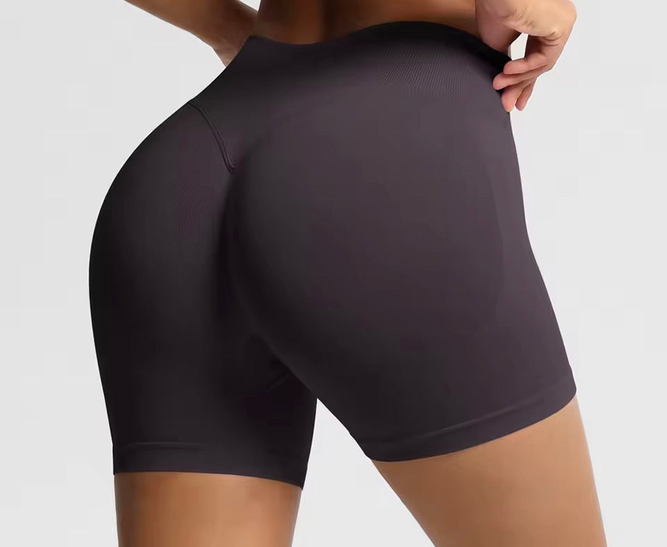 Damen-Sportshorts mit hoher Taille, atmungsaktive, bequeme Skinny-Shorts mit hohem Stretchanteil, Gym-Shorts, Damen-Sportbekleidung für