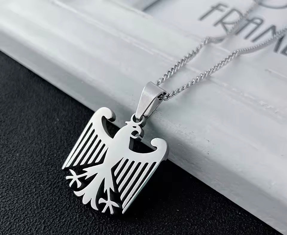 Edelstahl Bundesadler anhänger Kette