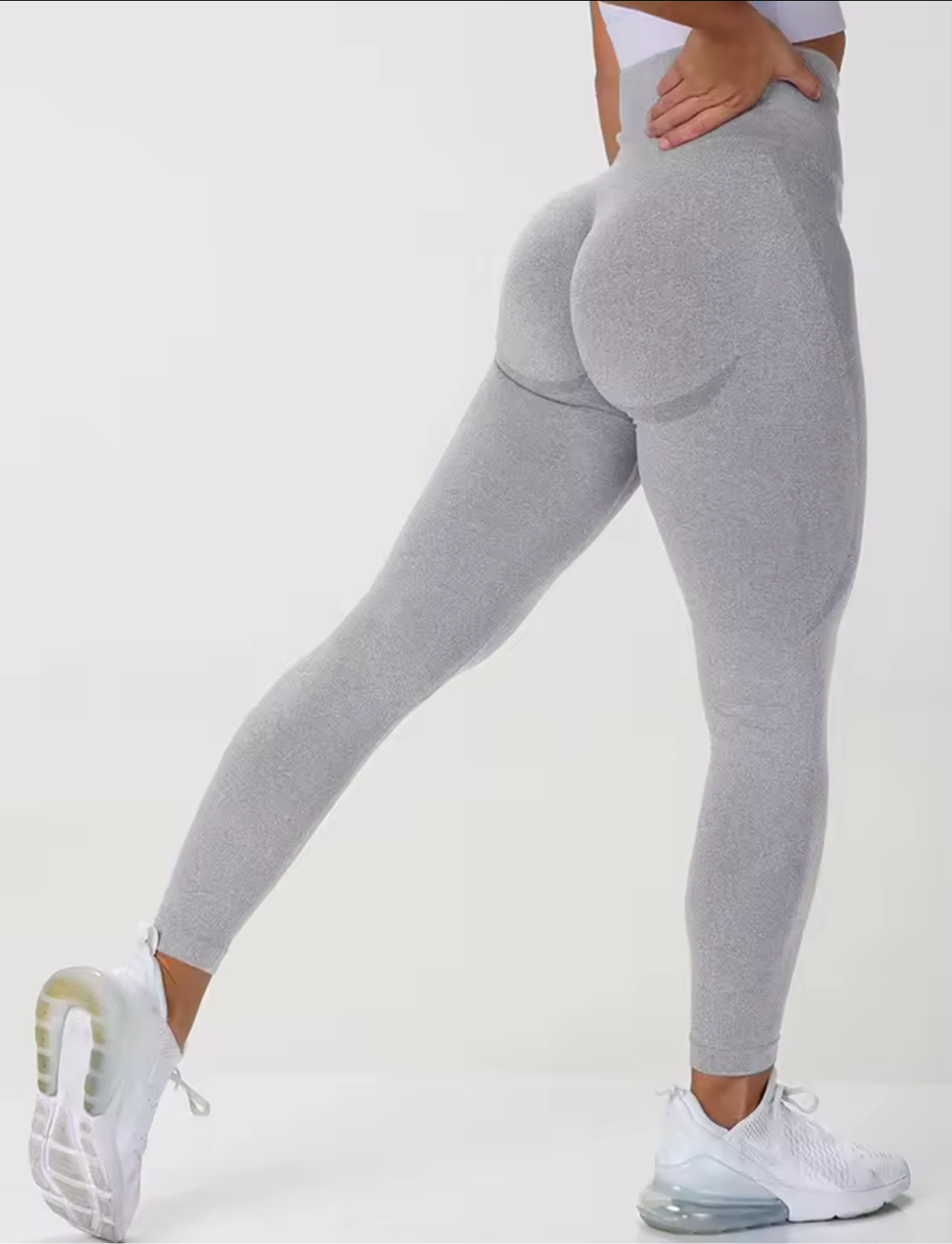 Damen Gym Leggings mit hoher Taille | Yoga & Fitness Hose mit Po-Lifting & Bauchkontrolle