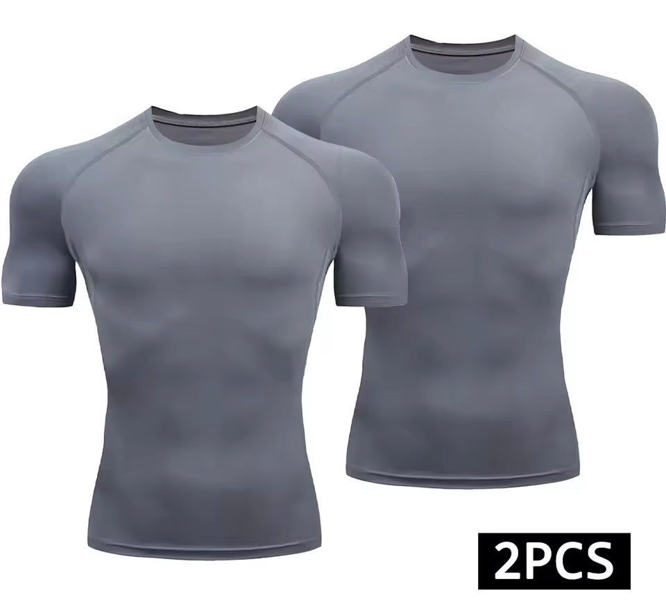 Basic GYMSHIRT Herren Grey